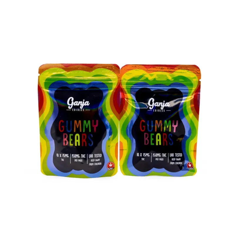 Ganja Bears (150mg THC) - Sour Green Apple