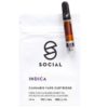 Social - Honey Oil Cartridge (1ML) - Indica